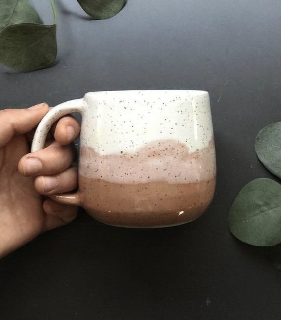 Taza esmalte cobalto